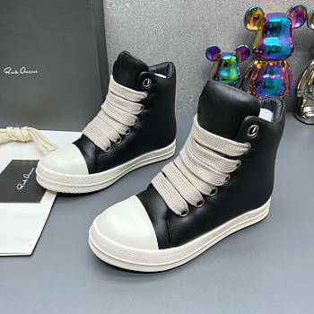 Rick Owens  leather high top sneakers 2025052001