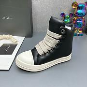 Rick Owens  leather high top sneakers 2025052001 - 6