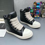 Rick Owens  leather high top sneakers 2025052001 - 3