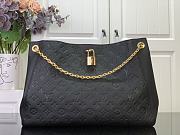 LV Anytime MM Monogram Empreinte Leather black 27x14x42cm  - 1