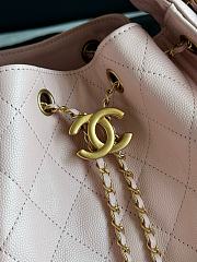 Chanel 25 Medium Handbag Grained Calfskin & Gold-Tone Metal pink 40cm - 3