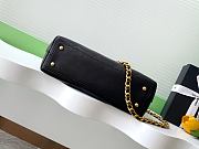 Chanel 2025 Flap Bag with Top Handle  Calfskin & Gold-Tone Metal  Black 20.5x28x9.5cm - 4