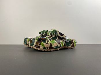 Crocs Classic Clog A Bathing Ape ABC Camo Green 