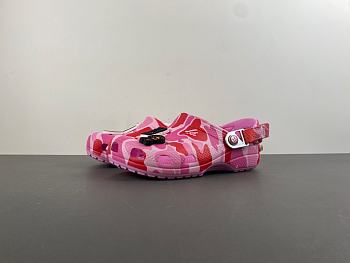 Crocs Classic Clog A Bathing Ape ABC Camo Pink 