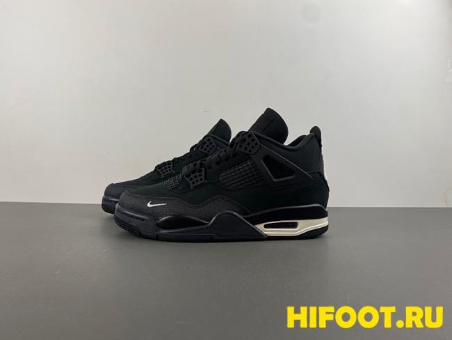 Air Jordan 4 Retro OG SP Nigel Sylvester Brick by Brick black HF4340-001  - 1