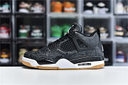 Air Jordan 4 Retro Laser Black Gum  CI1184-001 - 1