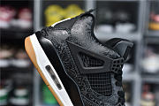 Air Jordan 4 Retro Laser Black Gum  CI1184-001 - 3