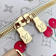 LV Louis Vuitton x Takashi Murakami Cherry White  keepall 45x27x20cm - 6