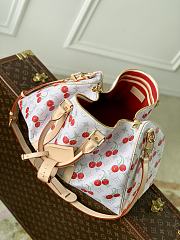 LV Louis Vuitton x Takashi Murakami Cherry White  keepall 45x27x20cm - 4
