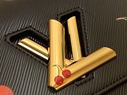 LV Louis Vuitton x Takashi Murakami Cherry Twist MM Black in Epi 23CM - 4