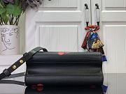 LV Louis Vuitton x Takashi Murakami Cherry Twist MM Black in Epi 23CM - 2