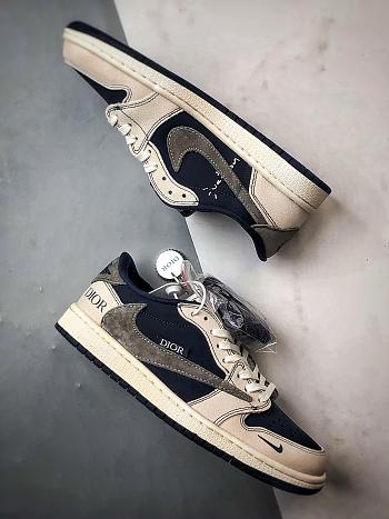 Jordan 1 low travis scott X Dior 