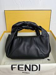 Fendi Spy Small Leder Schwarz 18x12x32cm - 3