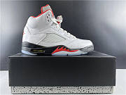 Air Jordan 5 Retro Fire Red Silver Tongue (2020)  DA1911-102 - 5