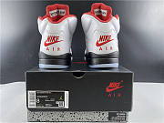 Air Jordan 5 Retro Fire Red Silver Tongue (2020)  DA1911-102 - 2