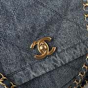 Chanel denim 25K AS5734 35*24*10CM - 6