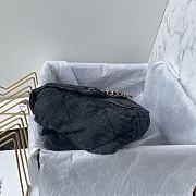 Chanel black denim 25K AS5734 35*24*10CM - 4