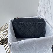 Chanel black denim 25K AS5734 35*24*10CM - 2