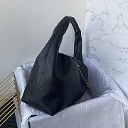 Chanel 26C Hobo Bag black  Leather-35×12×45cm  - 6