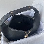Chanel 26C Hobo Bag black  Leather-35×12×45cm  - 2