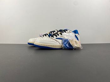 Jordan 1 Retro Low OG SP Fragment x Travis Scott Sail Military Blue DM7866-104