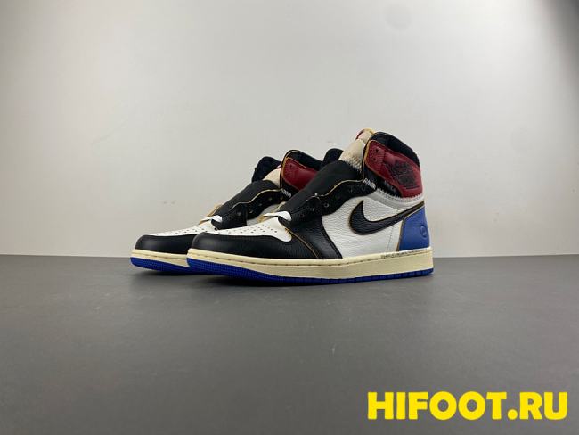 Jordan 1 Retro High OG SP Fragment x Union LA Varsity Red Sport Royal  IO7847-002 - 1