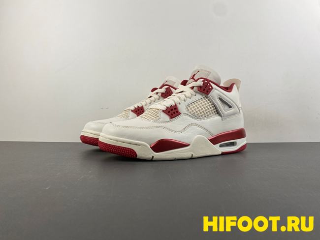 Air Jordan 4 Retro Pale Ivory Sierra Red  HV0823-108 - 1