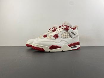 Air Jordan 4 Retro Pale Ivory Sierra Red  HV0823-108