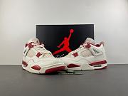Air Jordan 4 Retro Pale Ivory Sierra Red  HV0823-108 - 4