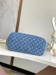LV Neverfull MM Monogram Denim 32CM - 5