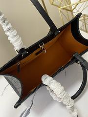 LV  Onthego Empreinte MM Black in Leather with Gold-tone 34CM - 6