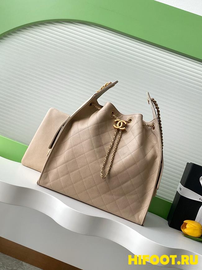 Chanel 25 Handbag Medium  Grained Calfskin & Gold-Tone hobo 40*30*15cm - 1