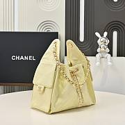 Chanel 25 Small Handbag Grained Calfskin & Gold-Tone Metal yellow hobo 30x26x14cm - 3