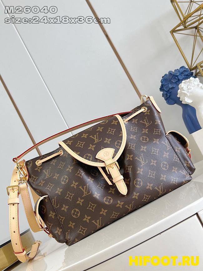 LV Odyssee MM Monogram Handbag 24x18x36cm - 1