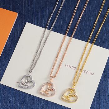 LV necklace one piece (Silver gold or rose gold ) 20260101901