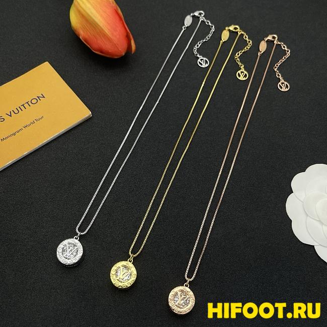 LV necklace one piece (Silver gold or rose gold ) 20260101907 - 1