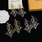 LV earrings  one pair (Silver gold or rose gold ) 2026011901 - 1