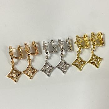 LV earrings one pair (Silver gold or rose gold ) 2026011903