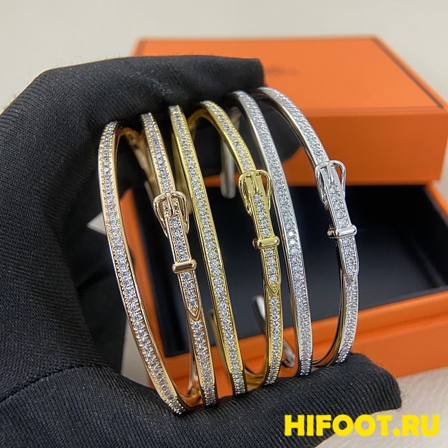 Hermes Bracelet one piece (Silver gold or rose gold ) 202601901 - 1