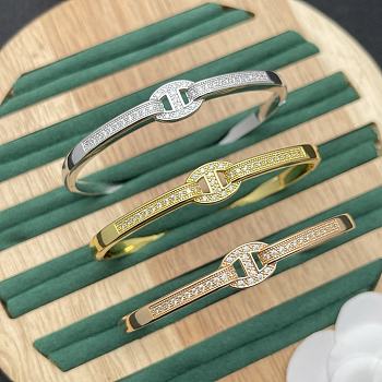 Hermes Bracelet one piece (Silver gold or rose gold ) 202601902