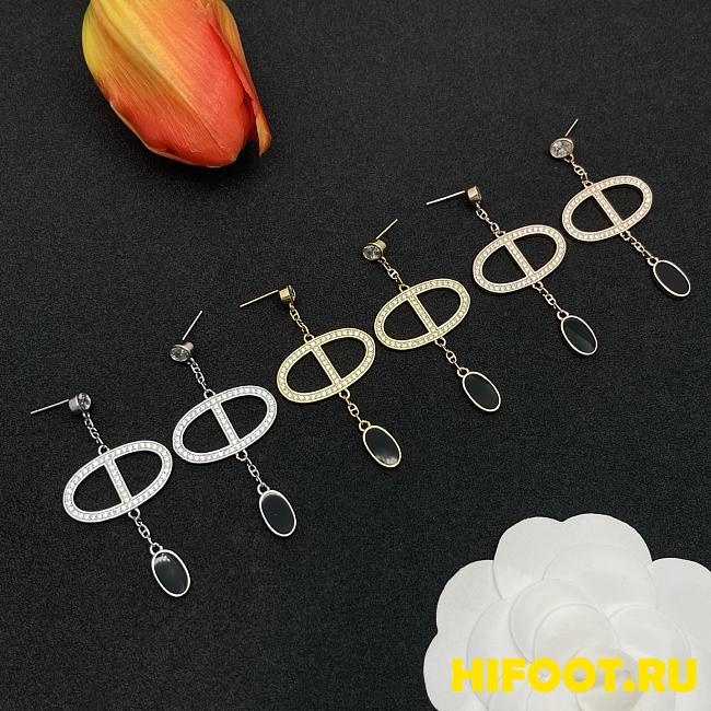 Hermes earrings one pair (Silver gold or rose gold ) 2026011906 - 1