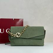 Gucci Variation sage green GG suede 36*19.5*9.5CM - 1