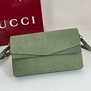 Gucci Variation sage green GG suede 36*19.5*9.5CM - 4