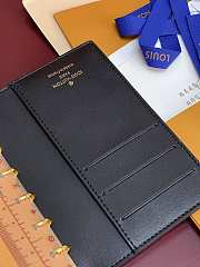 LV Louis Vuitton black  Agenda 14.5x2x10cm - 5