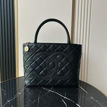 Chanel Medallion tote calfskin bag 30x14x24cm