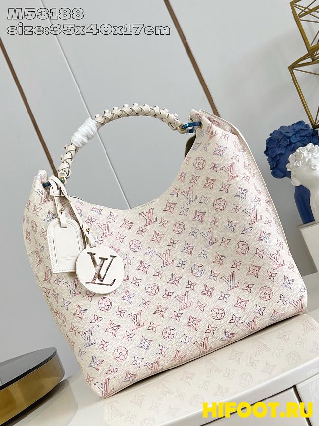 LV Carmel Mahina Leather bag 40*35*17CM  - 1