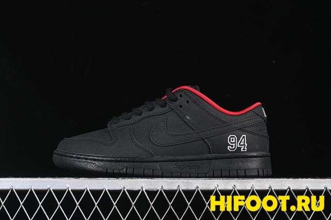 Nike SB Dunk Low Supreme 94 Black  HQ8487-001 - 1