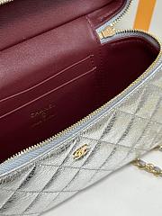 Chanel 26 LP silver bag 19.5x17x5cm - 3