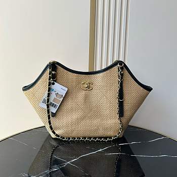 Chanel 25S Maxi hobo shopping tote mini  20×28×7cm