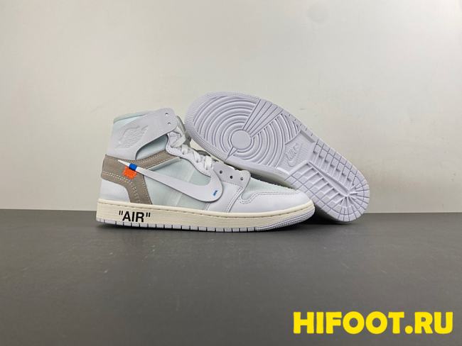 Air Jordan 1 Retro High Virgil Abloh Archive Alaska  AA3834-100 - 1